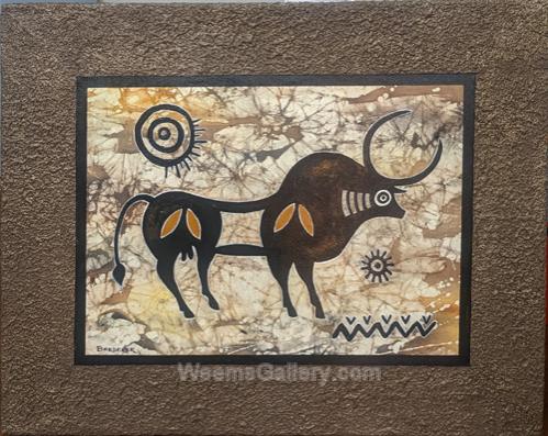 Bull (Mimbres Style) by Barbara Boedeker